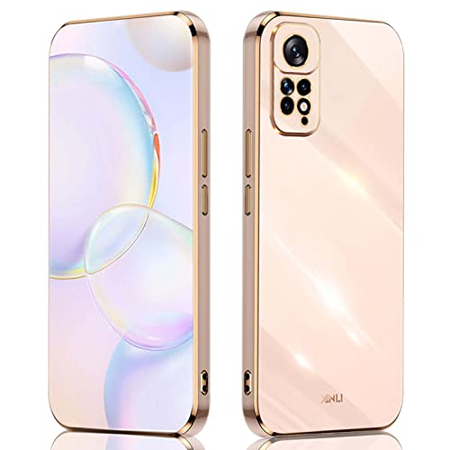 QIYIN ILING Handyhülle für Redmi Note 11E Pro/Xiaomi Redmi Note 11 Pro 4G/5G, Ultradünne Stoßfeste Schutzhülle für Damen, Bunt Silikon Case, Schützen Sie die Kamera Stoßstange Hülle (Rosa) von QIYIN