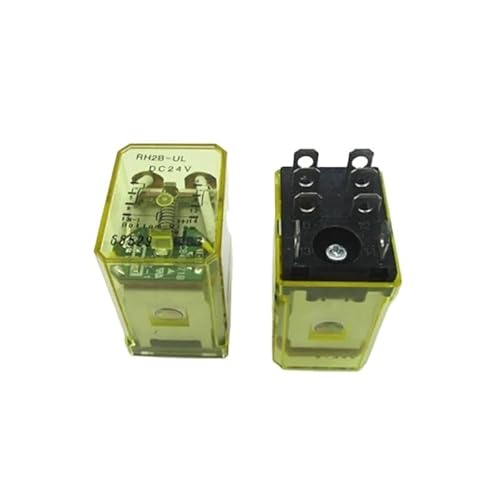 Relais Relais RH2B-UL-DC24V RH2B-UL DC24V 24VDC 24V 10A 240VAC 8PIN (2 STÜCK) von QJFORU