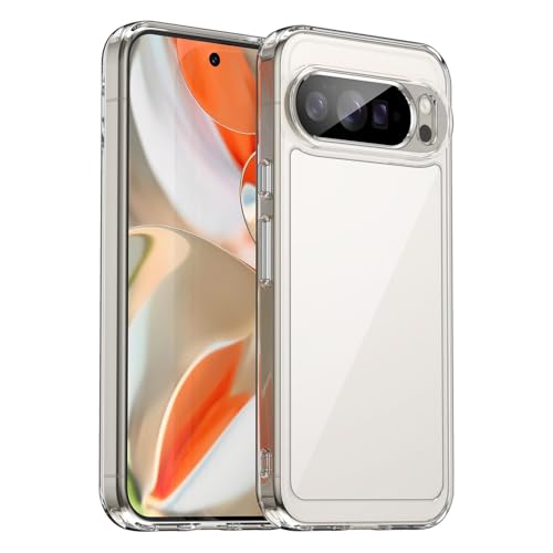 QJONSIU Hülle Kompatibel mit Google Pixel 10 Pro XL, Anti-Kratzer HD Clear Schutzhülle Case Weicher TPU-Rahmen & Harte PC-Rückseite-Transparent QJONSIU Hülle Kompatibel mit Google Pixel 10 Pro XL, Anti-Kratzer HD Clear Schutzhülle Case Weicher TPU-Rahmen & Harte PC-Rückseite-Transparent von QJONSIU