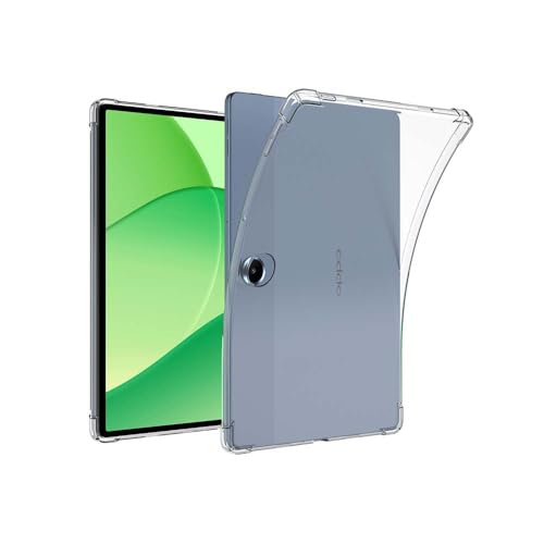 QJONSIU Hülle Kompatibel mit Oppo Pad SE 2025, Airbag Schutz Ultra-dünne Stoßfeste Schutzhülle, Weiche TPU Klar Hülle-Transparent von QJONSIU
