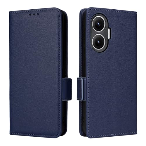 QJONSIU Hülle Kompatibel mit Xiaomi Poco F7, Lychee Textur Design, PU Leder Hülle, Magnetische Seitenschnalle, 3-Schlitze, Stand Funktion-Blau QJONSIU Hülle Kompatibel mit Xiaomi Poco F7, Lychee Textur Design, PU Leder Hülle, Magnetische Seitenschnalle, 3-Schlitze, Stand Funktion-Blau von QJONSIU