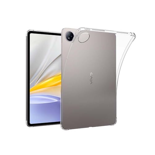 QJONSIU Hülle Kompatibel mit vivo Pad SE 12.3 2025, Airbag Schutz Ultra-dünne Stoßfeste Schutzhülle, Weiche TPU Klar Hülle-Transparent von QJONSIU