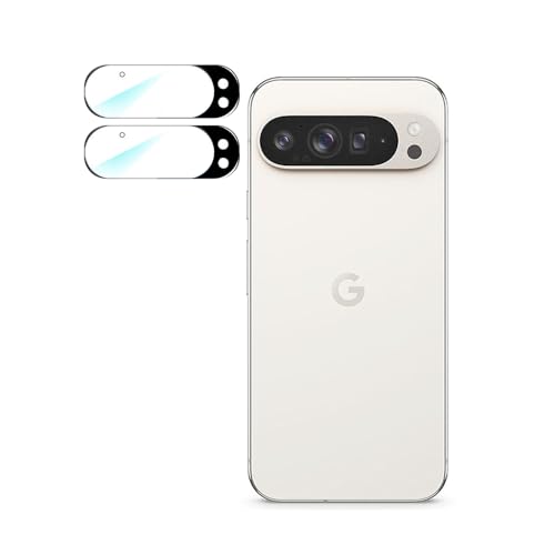 QJONSIU Kompatibel mit Google Pixel 10 Pro XL Schutzfolie, 2 Pack Gehärtetes Glas Objektiv-Folie, Anti Kratzer Keine Blase-Schwarz QJONSIU Kompatibel mit Google Pixel 10 Pro XL Schutzfolie, 2 Pack Gehärtetes Glas Objektiv-Folie, Anti Kratzer Keine Blase-Schwarz von QJONSIU