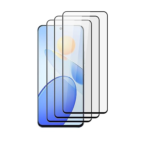 QJONSIU Schutzfolie Kompatibel mit Xiaomi Poco X7 Pro, [3-Pack] HD Displayschutzfolie, 9H Härte, Vollbildschutz, [Kratzfest] [No Bubble]-Transparent von QJONSIU