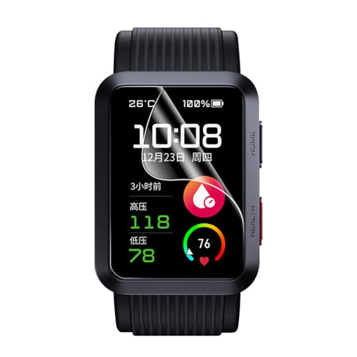 QJONSIU für [4 Pack Huawei Watch D2 Schutzfolie, HD Ultradünne Folie Flexibler Displayschutz, [Anti-Kratzer] [Blasenfrei]-Durchsichtig von QJONSIU