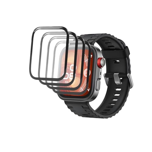 QJONSIU für 4 Pack Huawei Watch Fit 4 Pro Schutzfolie, Volle Deckung, HD Komposit-Dünnfilm, Freies Biegen, Anti Kratzer-Durchsichtig QJONSIU für 4 Pack Huawei Watch Fit 4 Pro Schutzfolie, Volle Deckung, HD Komposit-Dünnfilm, Freies Biegen, Anti Kratzer-Durchsichtig von QJONSIU