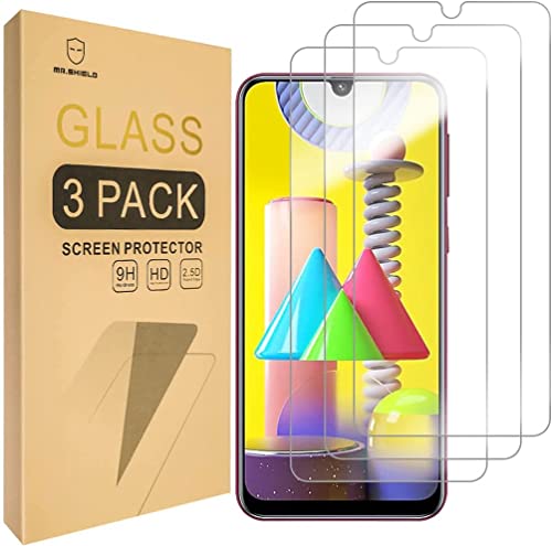 [3 Stück] Schutzfolie für Panzerglas für Samsung Galaxy M21, 9H Panzerglasfolie, Anti-Kratzen Glasfolie, Frei von Kratzern, HD Displayschutzfolie für Samsung Galaxy M21- Transparent von QJOY