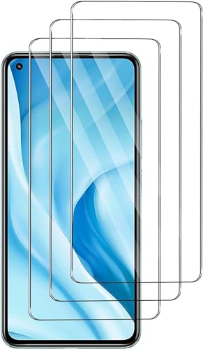 Für Xiaomi 11 Lite 5G Panzerglas Schutzfolie, [3 Stück] Panzerglasfolie, Displayschutzfolie 9H Härte, Anti-Kratzen, Anti-Öl, Anti-Bläschen für Xiaomi 11 Lite 5G von QJOY