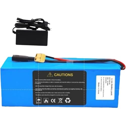 36V 10.4Ah 10S4P Elektrofahrrad Lithium-Ionen PVC-Akku Ersatzbatterie Eingebauter BMS Mit Ladegerät Für Elektrofahrrad Scooter Motor XT90+DC von QJWM