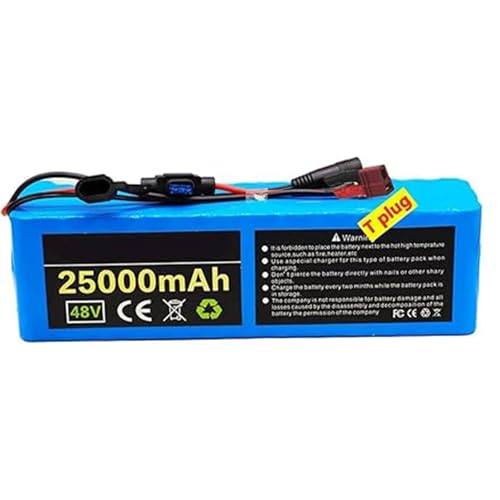 48V 25AH/20Ah/14Ah/12Ah Ebike-Akku E-Bike Lithium-Ionen-Akku Elektrofahrrad-Akku mit Ladegerät für 1000W 800W 750W 500W 200W Motorroller T,12AH 48V 25AH/20Ah/14Ah/12Ah Ebike-Akku E-Bike Lithium-Ionen-Akku Elektrofahrrad-Akku mit Ladegerät für 1000W 800W 750W 500W 200W Motorroller T,12AH von QJWM