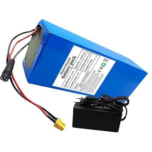 52V 45Ah 14S4P E-Bike Lithium-Ionen-Akku Mit Ladegerät Wasserdichter PVC-Akku Eingebautes BMS Für 200W-1000W Elektrofahrrad Motor T 52V 45Ah 14S4P E-Bike Lithium-Ionen-Akku Mit Ladegerät Wasserdichter PVC-Akku Eingebautes BMS Für 200W-1000W Elektrofahrrad Motor T von QJWM