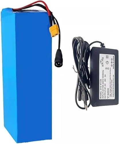 60 V 20 Ah 16S5P Lithium-Ionen-Akku für Elektrofahrräder, integrierter BMS-Schutz mit Ladegerät, ideal für Elektrofahrradmotoren XT60 60 V 20 Ah 16S5P Lithium-Ionen-Akku für Elektrofahrräder, integrierter BMS-Schutz mit Ladegerät, ideal für Elektrofahrradmotoren XT60 von QJWM