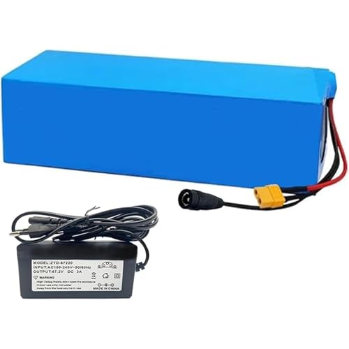60V 25Ah E-Bike Lithium-Ionen-Akku 16S5P Wasserdichter Elektrofahrradakku Eingebautes BMS mit 67,2V 2A Ladegerät XT60+T 60V 25Ah E-Bike Lithium-Ionen-Akku 16S5P Wasserdichter Elektrofahrradakku Eingebautes BMS mit 67,2V 2A Ladegerät XT60+T von QJWM
