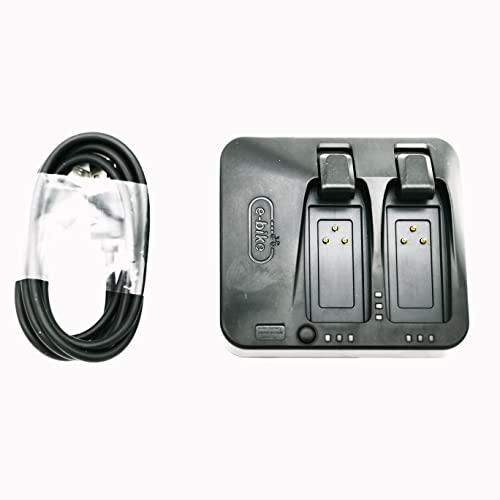 E-Bike Dual Akku Ladegerät für SRAM AXS/ETap 1600mAh Power Bank USB C LED Anzeige Schwarz von QLFGJVN