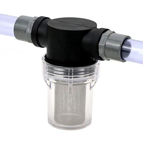 1/2-1 Zoll 40 Mesh Inline-Filter - Edelstahlsieb mit hohem Durchfluss for Bewässerungspumpen und Gartenschlauchsysteme (1 Stück)(3l4 inch) von QLLHDL