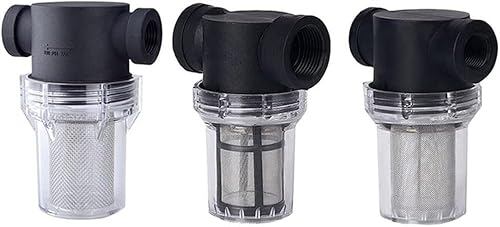 1/2-1 Zoll transparenter Inline-Filter aus Kunststoff – Sieb gegen sichtbare Verunreinigungen for Aquakulturtanks und Gartenbewässerungssysteme(G3I4 40 Mesh) von QLLHDL