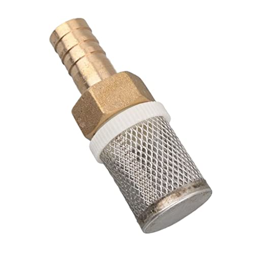 6–19 mm Inline-Filter aus Messing mit 304 Edelstahlgewebe – Hochleistungssieb for Hochdruckreiniger und landwirtschaftliche Sprühgeräte(8mm) von QLLHDL