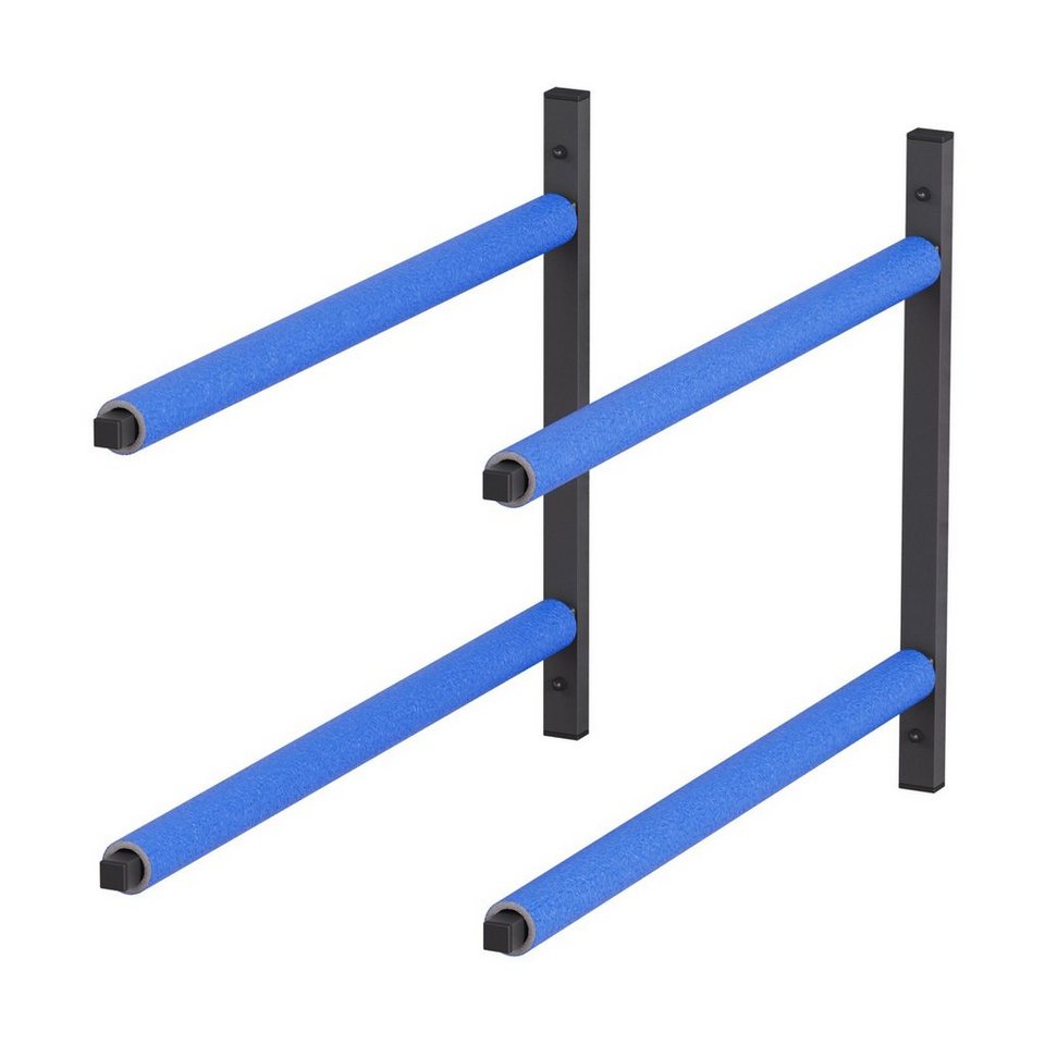 QLS WSC2 Wandhalterung, (1 Paar, Aufbewahrung Halter für Surbfett SUP Boardhalter 2 Ebenen) von QLS