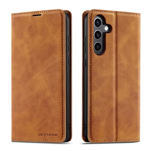 QLTYPRI Hülle für Samsung Galaxy A26, Premium Dünne Ledertasche Handyhülle mit Kartenfach Ständer Flip Schutzhülle Kompatibel mit Samsung Galaxy A26 5G - Braun QLTYPRI Hülle für Samsung Galaxy A26, Premium Dünne Ledertasche Handyhülle mit Kartenfach Ständer Flip Schutzhülle Kompatibel mit Samsung Galaxy A26 5G - Braun von QLTYPRI