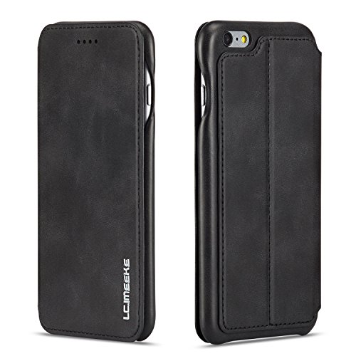 QLTYPRI Hülle für iPhone SE 2022 5G/iPhone SE 2020/iPhone 8/iPhone 7, Ultra Dünne Ledertasche Magnetische Handyhülle mit Kartenfach Standfunktion Flip Schutzhülle für iPhone 7/8/SE 2/SE 3 - Schwarz QLTYPRI Hülle für iPhone SE 2022 5G/iPhone SE 2020/iPhone 8/iPhone 7, Ultra Dünne Ledertasche Magnetische Handyhülle mit Kartenfach Standfunktion Flip Schutzhülle für iPhone 7/8/SE 2/SE 3 - Schwarz von QLTYPRI