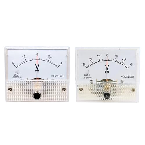 85C1-±500VZeigertyp bidirektionales Voltmeter 5V10V20V30V50V100V positives und negatives Voltmeter(500V) von QLYUEUI