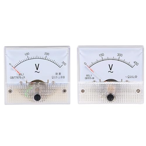 85L1-1000V Zeigertyp AC-Voltmeter 150V 250V 300V 450V 500V600V Generator-Voltmeter(450V) von QLYUEUI