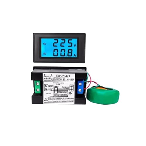 D85-2042A Digitales Wechselspannungsmessgerät 80~300 V 200~450 V Voltmeter Amperemeter Strom Ampere Voltmeter Panel-Monitor 100 A 200 A(AC80-300V 200A) von QLYUEUI