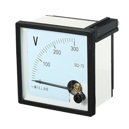 SQ-72 300 V Zeigertyp Wechselspannungsmessgerät 250 V 300 V 500 V 1000 V Analoges Panelmeter Voltmeter(500V) von QLYUEUI