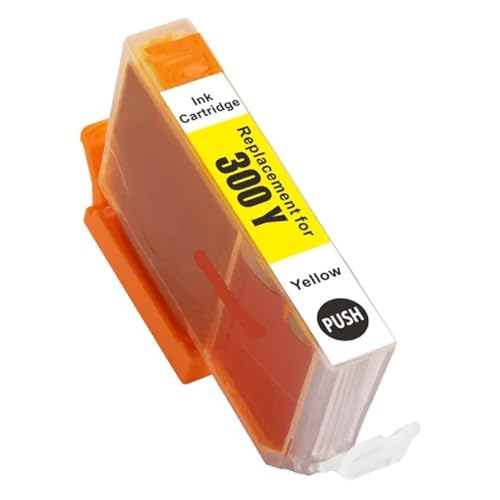 QMLQRGKF 10-Farben-Tintenpatronenset, kompatibel mit PFI300 PFI-300 PFI 300 Kompatibel mit Tintenstrahldrucker(Y) von QMLQRGKF