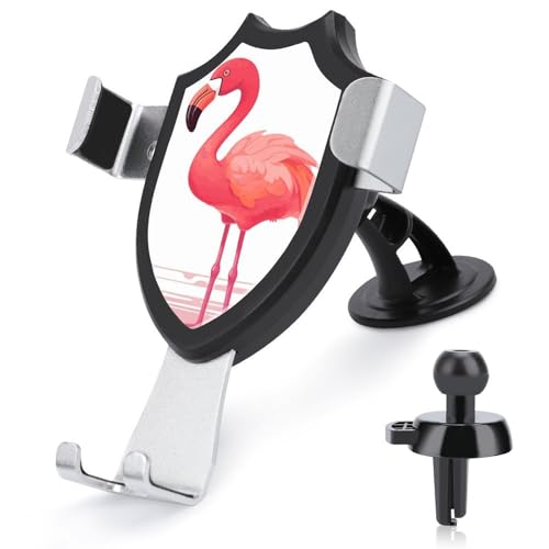 QMNBTES Auto-Handyhalterung mit Cartoon-Flamingo-Motiv, Handyhalterung für Ihr Auto, Handyhalterung für Lüftungsschlitze, Armaturenbrett, Handyhalterung mit Saugnapf QMNBTES Auto-Handyhalterung mit Cartoon-Flamingo-Motiv, Handyhalterung für Ihr Auto, Handyhalterung für Lüftungsschlitze, Armaturenbrett, Handyhalterung mit Saugnapf von QMNBTES