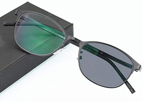 Lesebrille Unisex,Selbsttönende Lesebrille Mit UV-Schutz,Brille Mit Tönung,Lesehilfe Sehhilfe Damen Herren Für Damen Und Herren B,+2.0 von QMZDXH