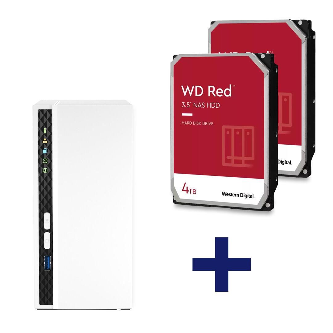 QNAP TS-233 & 8TB WesternDigital NAS Bundle QNAP TS-233 & 8TB WesternDigital NAS Bundle von QNAP Systems