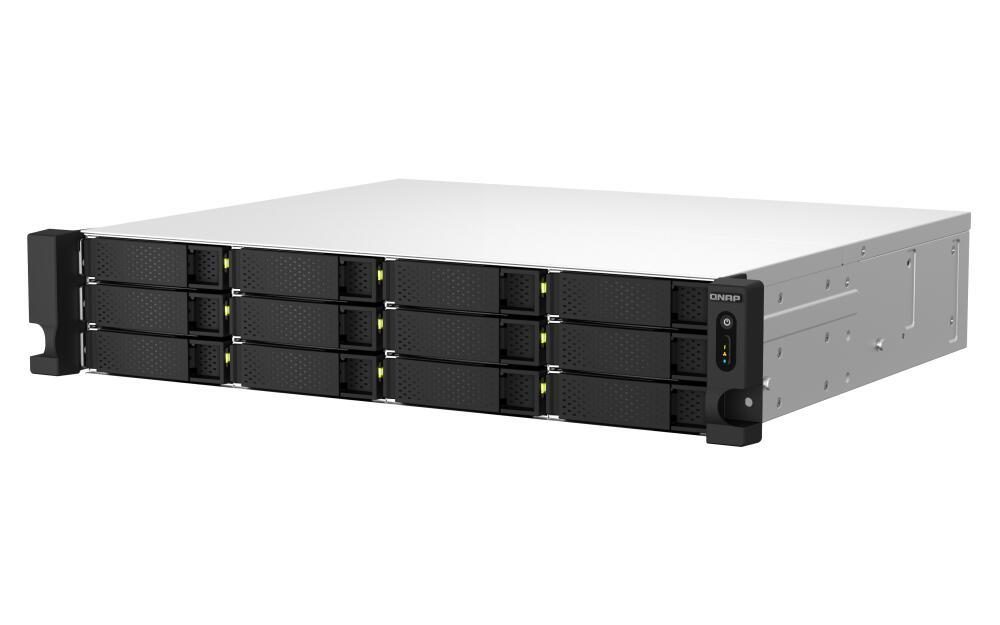 QNAP TurboStation TS-1264U-RP-4G 12 Einschübe NAS-Server Leergehäuse (TS-1264... von QNAP Systems