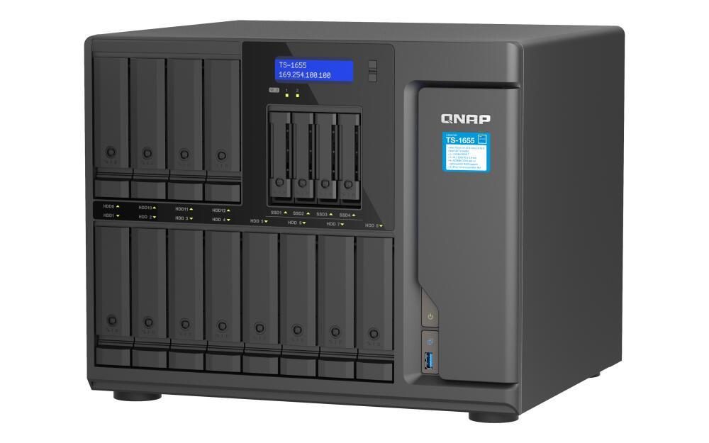 QNAP TurboStation TS-1655-8G 16 Einschübe NAS-Server Leergehäuse (TS-1655-8G) von QNAP Systems