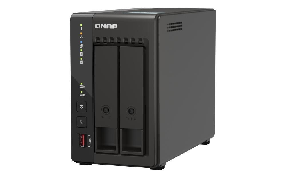 QNAP TurboStation TS-253E-8G 2 Einschübe NAS-Server Leergehäuse (TS-253E-8G) von QNAP Systems