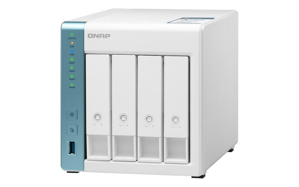 QNAP TurboStation TS-431P3-2G 4 Einschübe NAS-Server Leergehäuse (TS-431P3-2G) von QNAP Systems