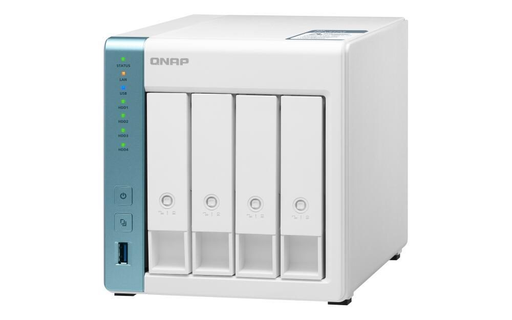 QNAP TurboStation TS-431P3-4G 4 Einschübe NAS-Server Leergehäuse (TS-431P3-4G) von QNAP Systems