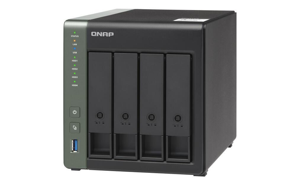 QNAP TurboStation TS-431X3-4G 4 Einschübe NAS-Server Leergehäuse (TS-431X3-4G) von QNAP Systems