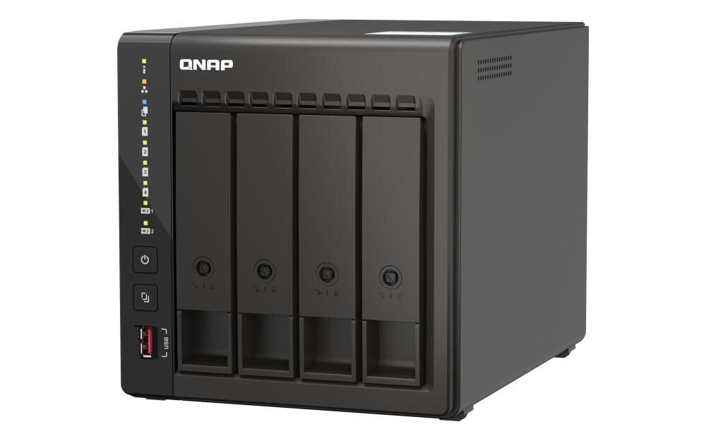 QNAP TurboStation TS-453E-8G 4 Einschübe NAS-Server Leergehäuse (TS-453E-8G) von QNAP Systems