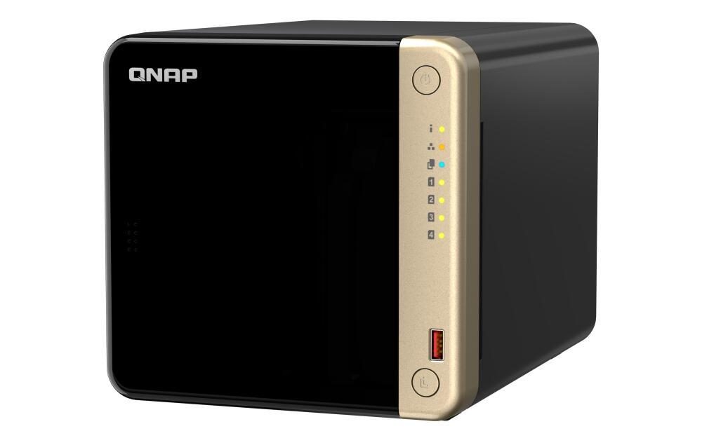 QNAP TurboStation TS-464-8G 4 Einschübe NAS-Server Leergehäuse (TS-464-8G) von QNAP Systems