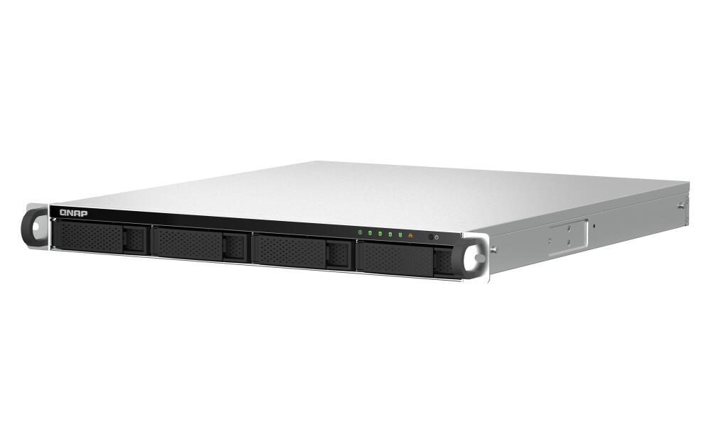 QNAP TurboStation TS-464U-RP-4G 4 Einschübe NAS-Server Leergehäuse (TS-464U-R... von QNAP Systems