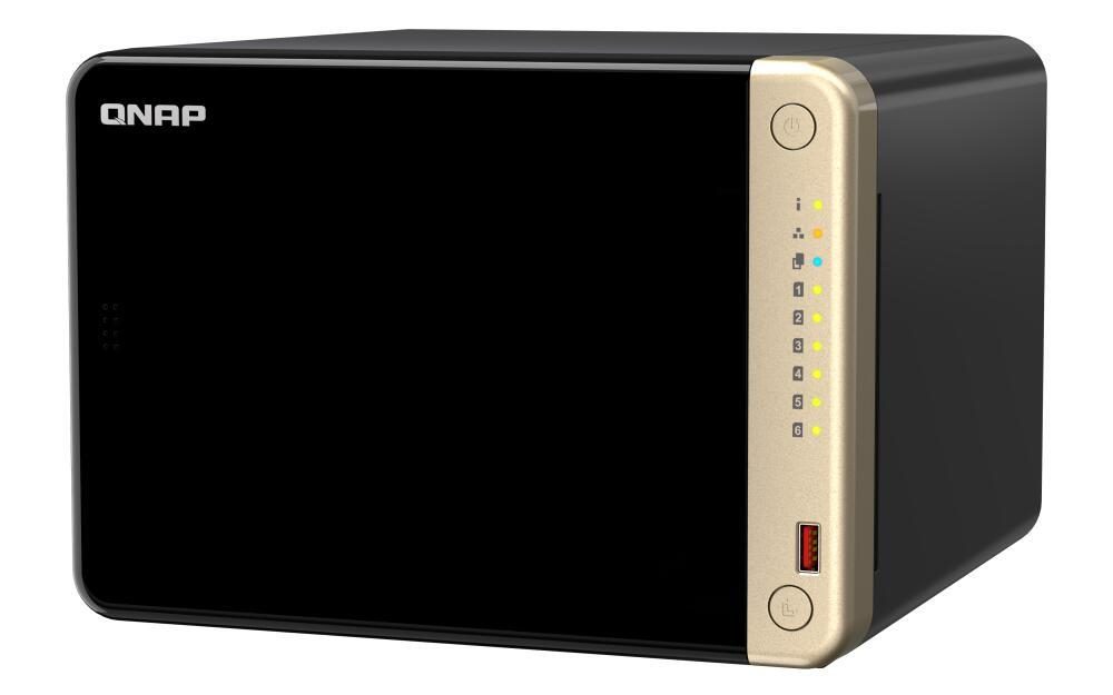 QNAP TurboStation TS-664-8G 6 Einschübe NAS-Server Leergehäuse (TS-664-8G) von QNAP Systems