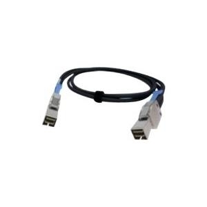QNAP CAB-SAS05M-8644 - Externes SAS-Kabel - SAS 12Gbit/s - 4 x Mini SAS HD (SFF-8644) (M) bis 4 x Mini SAS HD (SFF-8644) (M) - 50 cm - Schwarz von QNAP