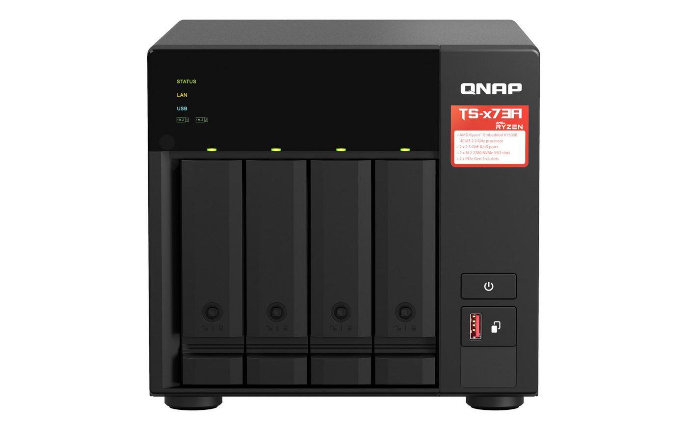 QNAP PC-Gehäuse Qnap TS-473A-8G QNAP NAS TS-473A-8G QNAP PC-Gehäuse Qnap TS-473A-8G QNAP NAS TS-473A-8G von QNAP