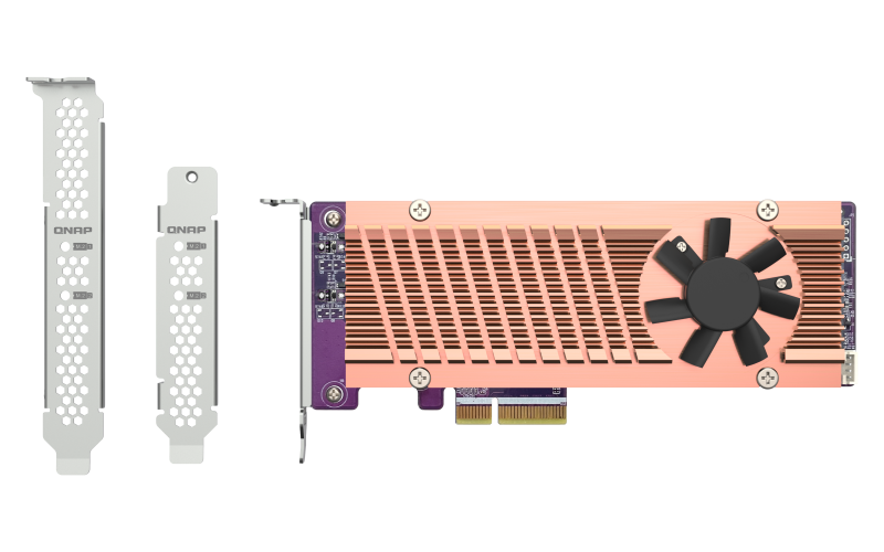 QNAP QM2-2P-344A - Speicher-Controller - M.2 - PCIe - Low-Profile - PCIe 3.0 x4 (QM2-2P-344A) von QNAP