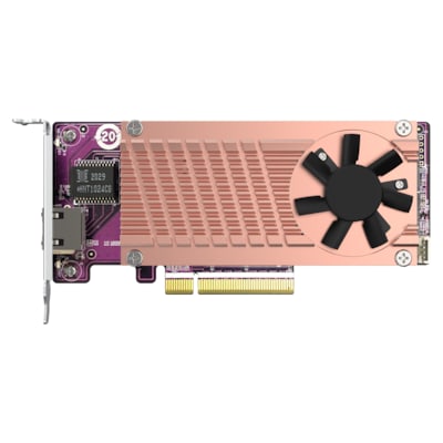 QNAP QM2-2P10G1TB 2 x PCIe Gen3 NVMe SSD & 1 x 10GbE Port Erweiterungskarte von QNAP