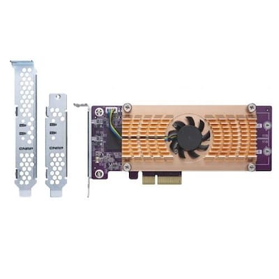 QNAP QM2 Card QM2-2P-244A Dual-M.2-22110/2280-PCIe-SSD Erweiterungskarte von QNAP