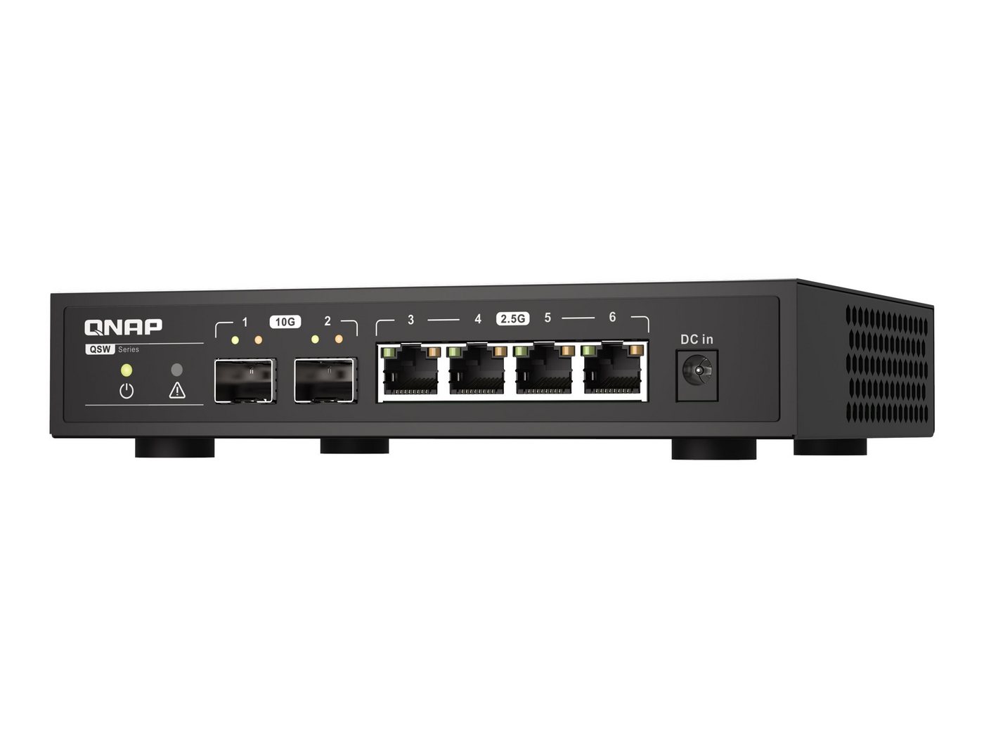QNAP QNAP QSW-2104-2S 2ports 10GbE SFP+ 5ports 2,5GbE RJ45 unmanaged switch Netzwerk-Switch QNAP QNAP QSW-2104-2S 2ports 10GbE SFP+ 5ports 2,5GbE RJ45 unmanaged switch Netzwerk-Switch von QNAP