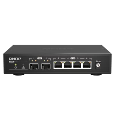 QNAP QSW-2104-2S 10/2,5 GbE Switch Unmanaged 6-Port von QNAP