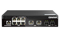 QNAP QSW-M2106R-2S2T Netzwerk-Switch Managed L2 10G Ethernet (100/1000/10000) 1U Schwarz von QNAP